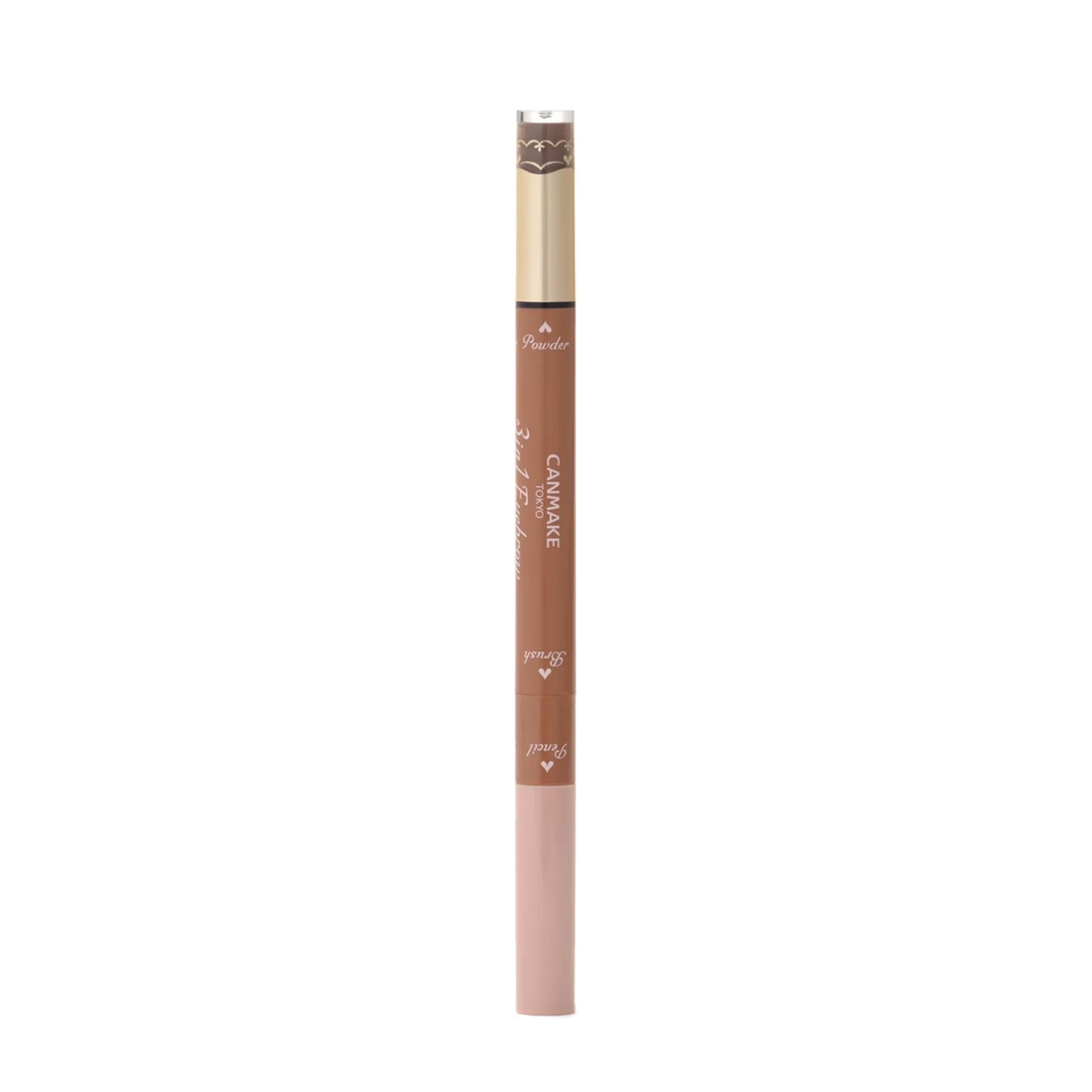 CANMAKE 3 in 1 Eyebrow Pencil – قلم حواجب 3 في 1 مقاوم للماء