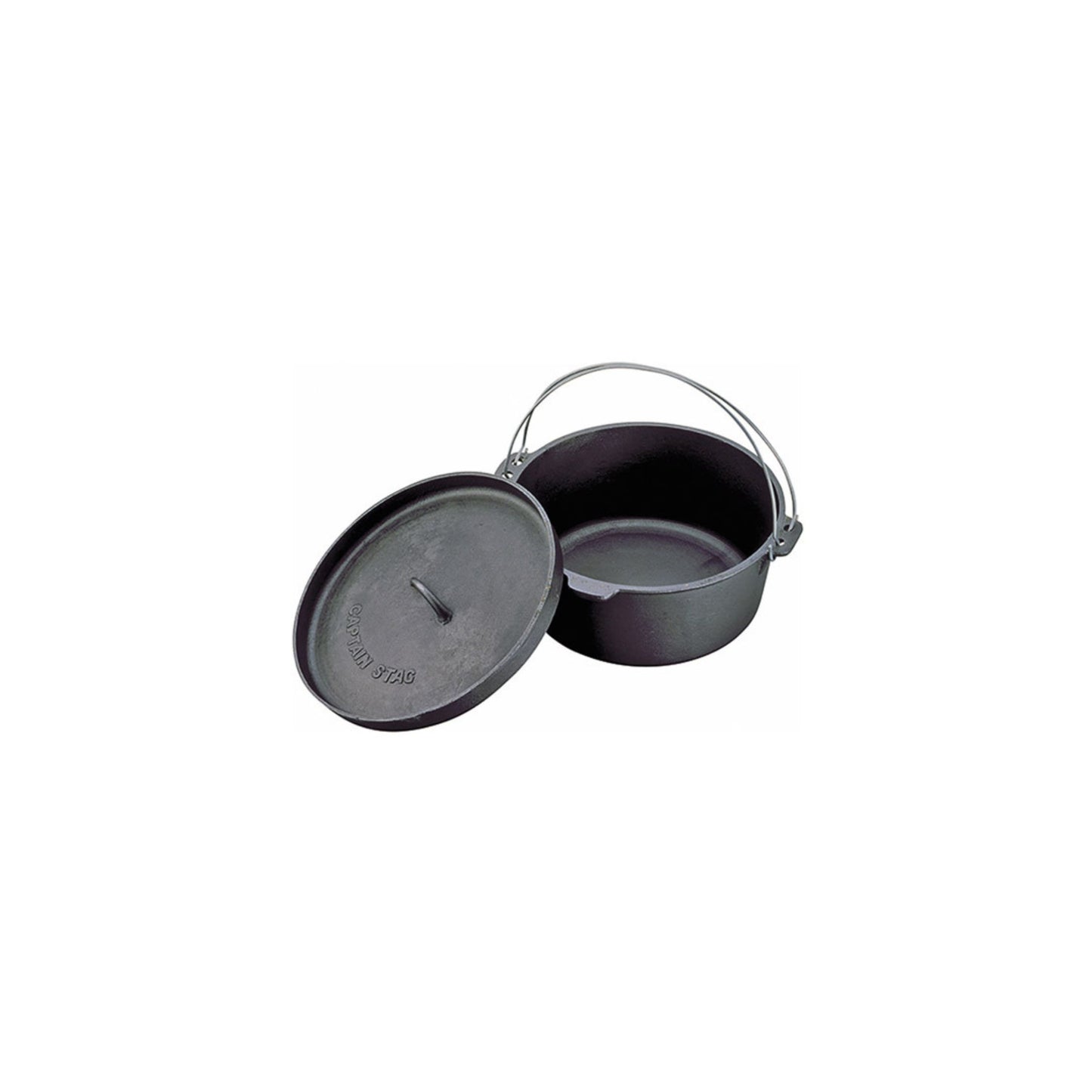 قدر Dutch Oven من حديد الزهر Cast Iron مع غطاء | عدة قياسات | من العلامة التجارية اليابانية Captain Stag