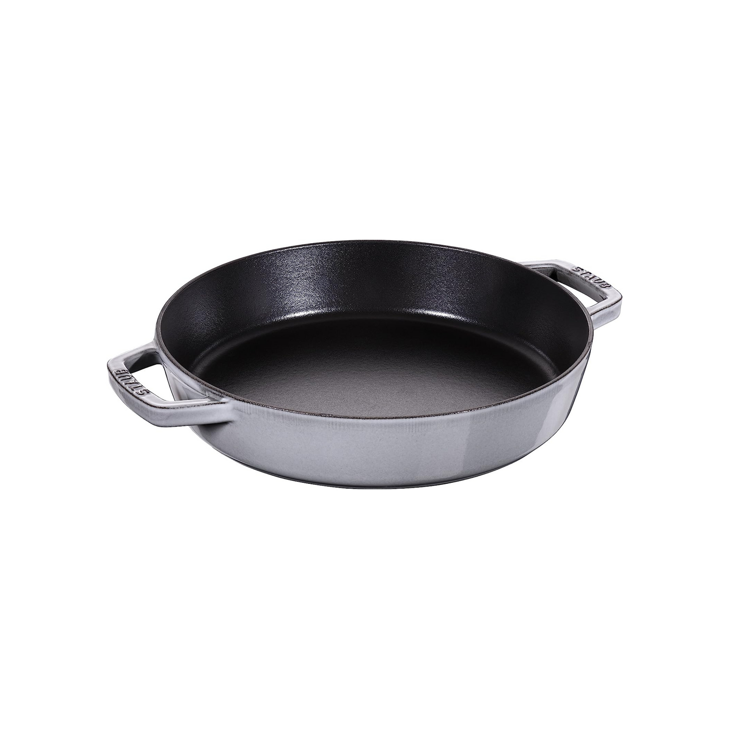 مقلاة وكسرولا متعددة الاستخدامات للطبخ والقلي والشوي بالفرن | من حديد الزهر Cast Iron المطلي بالمينا قياس 26سم | من العلامة التجارية الرائدة Staub صنع في فرنسا