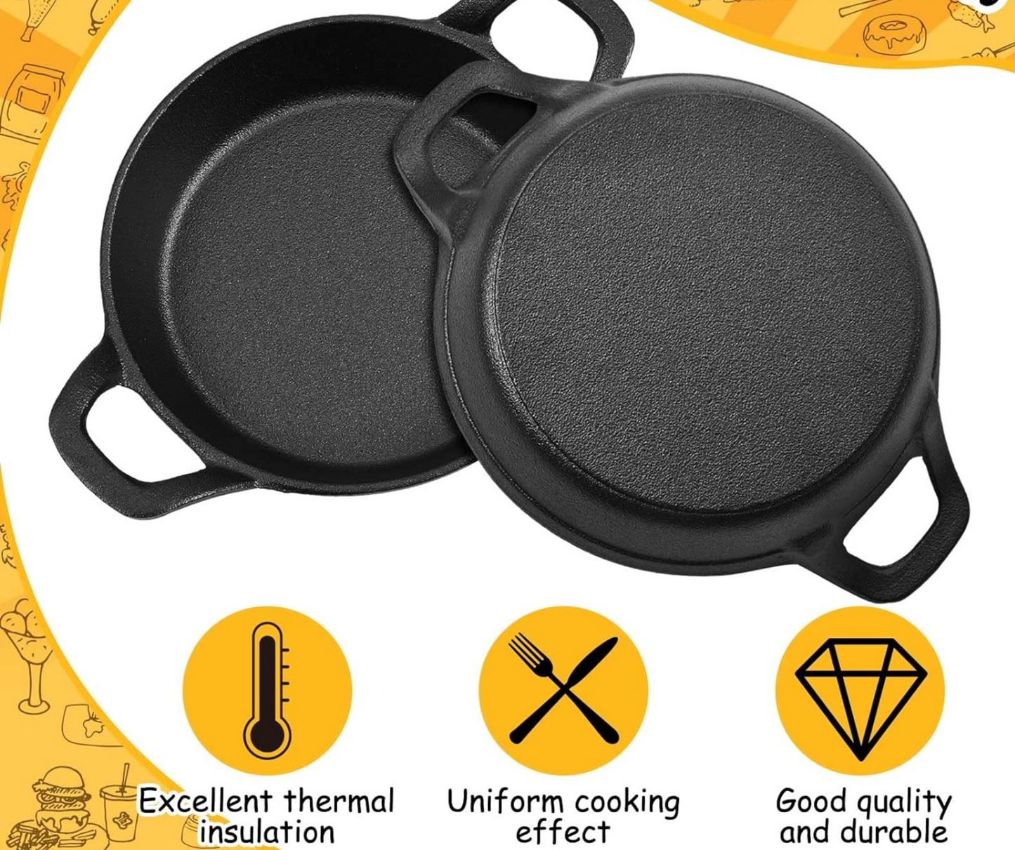 طبق متعدد المهام للشوي والخبز داخل الفرن والتقديم | عدة قياسات | من حديد الزهر Cast Iron المطلي بالمينا | متوافق للاستعمال على العديد من مصادر الحرارة | من البراند الفرنسي Staub صنع في فرنسا
