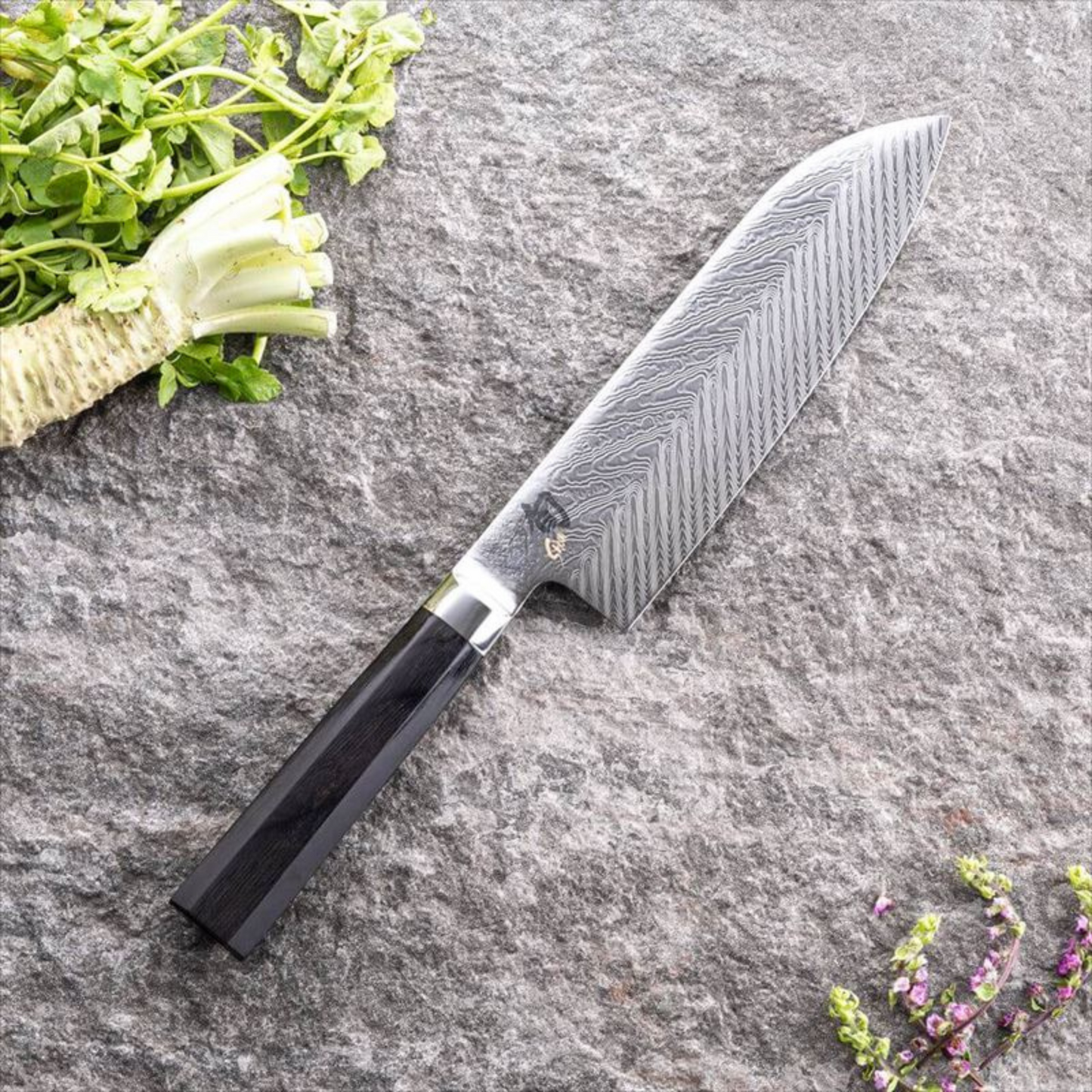 سكين Shun Dual Core Kiritsuke | 70 طبقة من نوعين من الفولاذ VG-10 و VG-2 بنمط الفولاذ الدمشقي ومقبض من الخشب | عدة قياسات | من العلامة التجارية اليابانية Kai