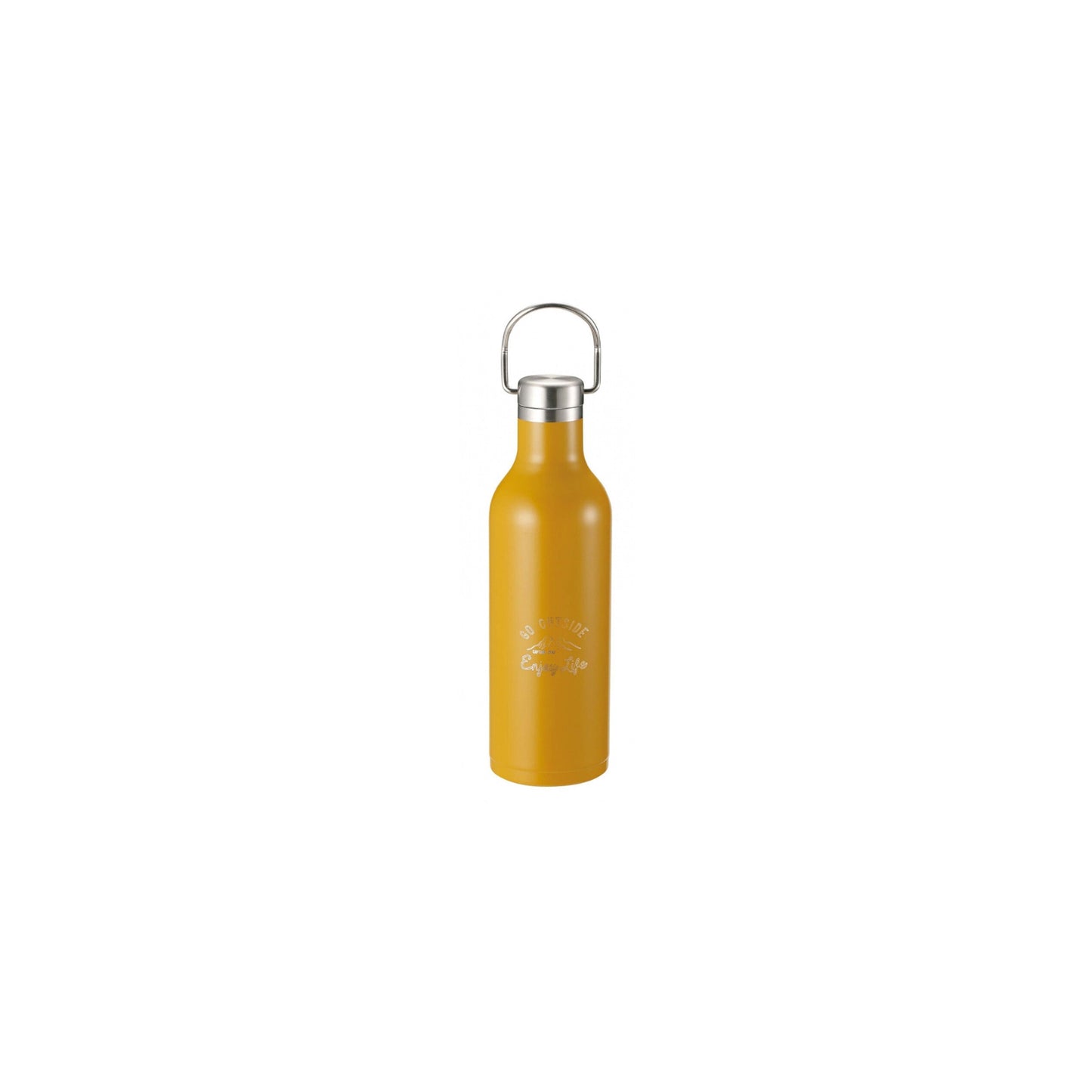 مطرة Captain Stag Monte Insulated Bottle حافظة للحرارة سعة 480مل | طبقتين من الستانلس ستيل المعزول | عدة ألوان جذابة