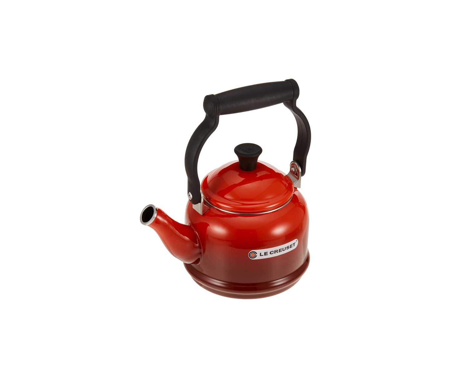 إبريق شاي من الفولاذ عالي الكربون المطلي بالمينا | سعة 1.1 لتر عدة ألوان | من العلامة التجارية Le Creuset صنع في فرنسا