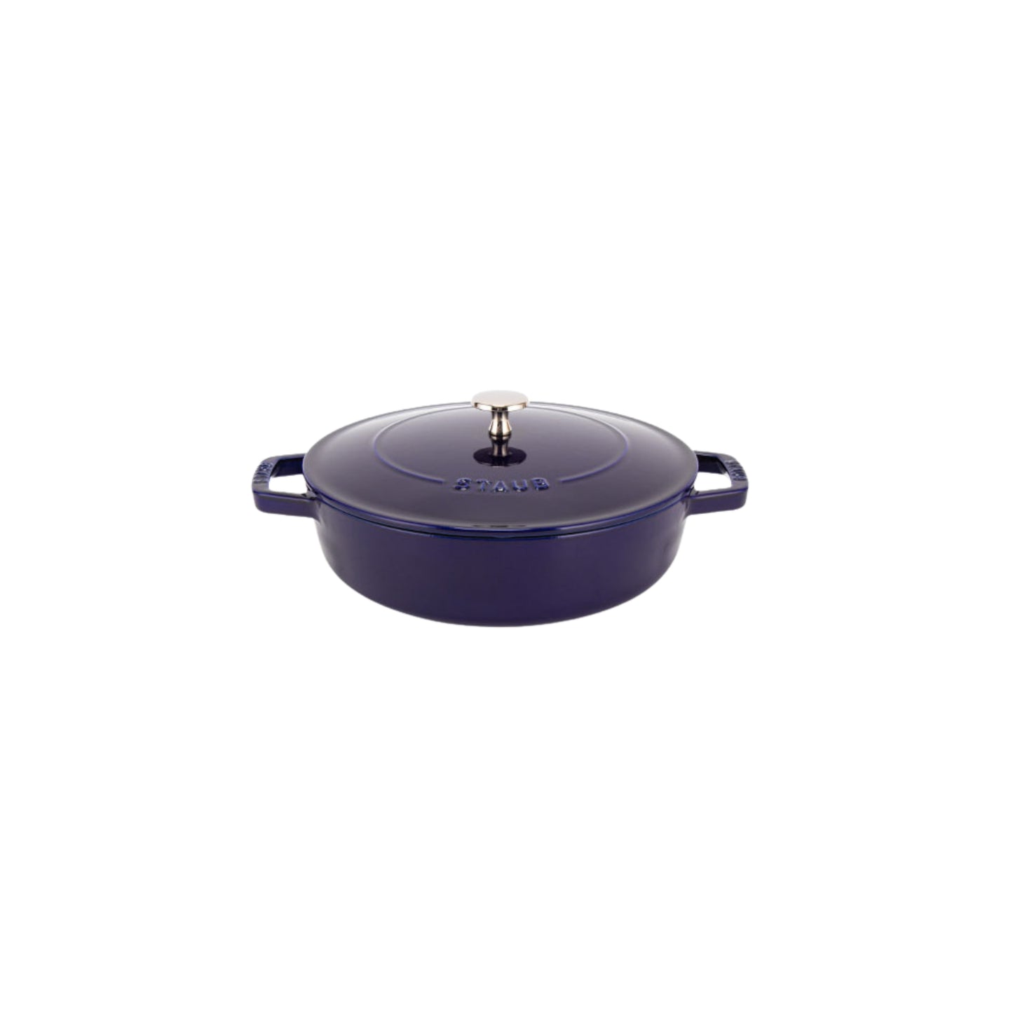قدر Braiser مع غطاء | من حديد الزهر Cast Iron المطلي بالمينا عالي الجودة | عدة قياسات وألوان مميزة | من العلامة التجارية STAUB صنع في فرنسا