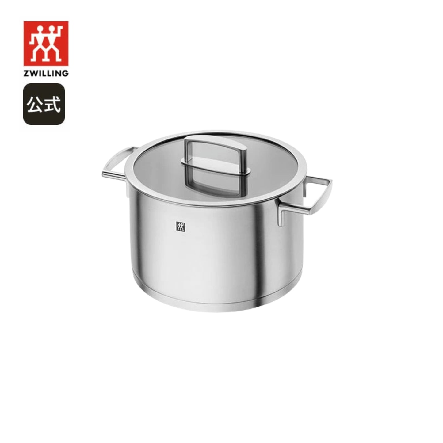 طنجرة Vitality Stock Pot | عدة سعات وأحجام | 3 طبقات من الفولاذ وقلب من الألمنيوم وغطاء زجاجي مقاوم للحرارة | من العلامة التجارية الألمانية Zwilling Henckels