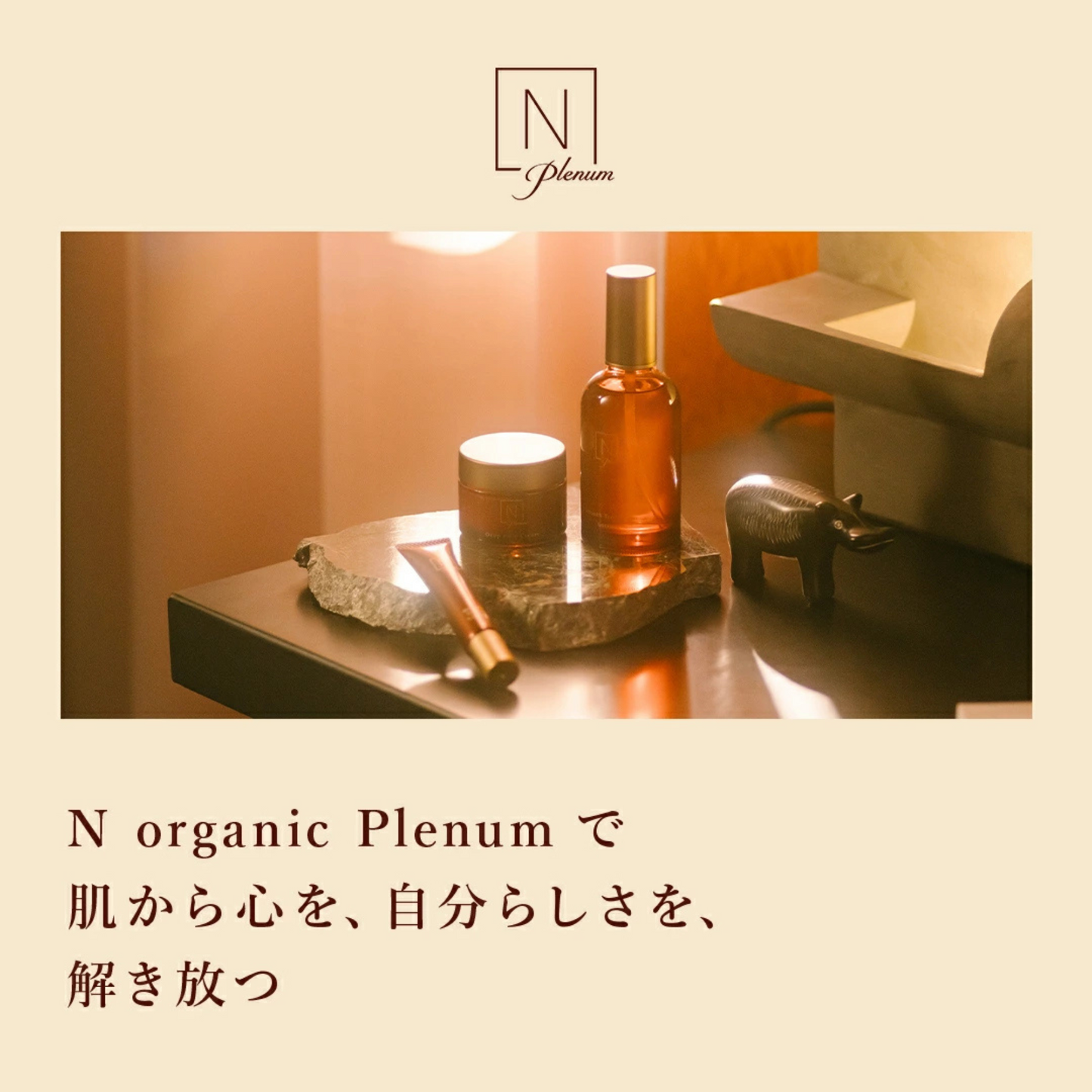 مجموعة العناية المركزة بالبشرة N organic Plenum | تركيبة فريدة من العناصر الطبيعية المميزة لتفتيح وترطيب ومعالجة شيخوخة البشرة | صنع في اليابان