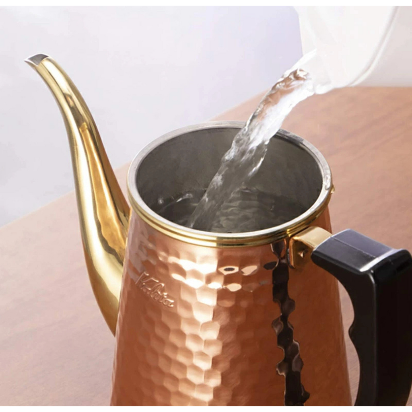 إبريق تقطير القهوة الياباني Cu 700 | من النحاس بالكامل سعة 700 مل | من العلامة التجارية اليابانية الرائدة Kalita | صنع في اليابان