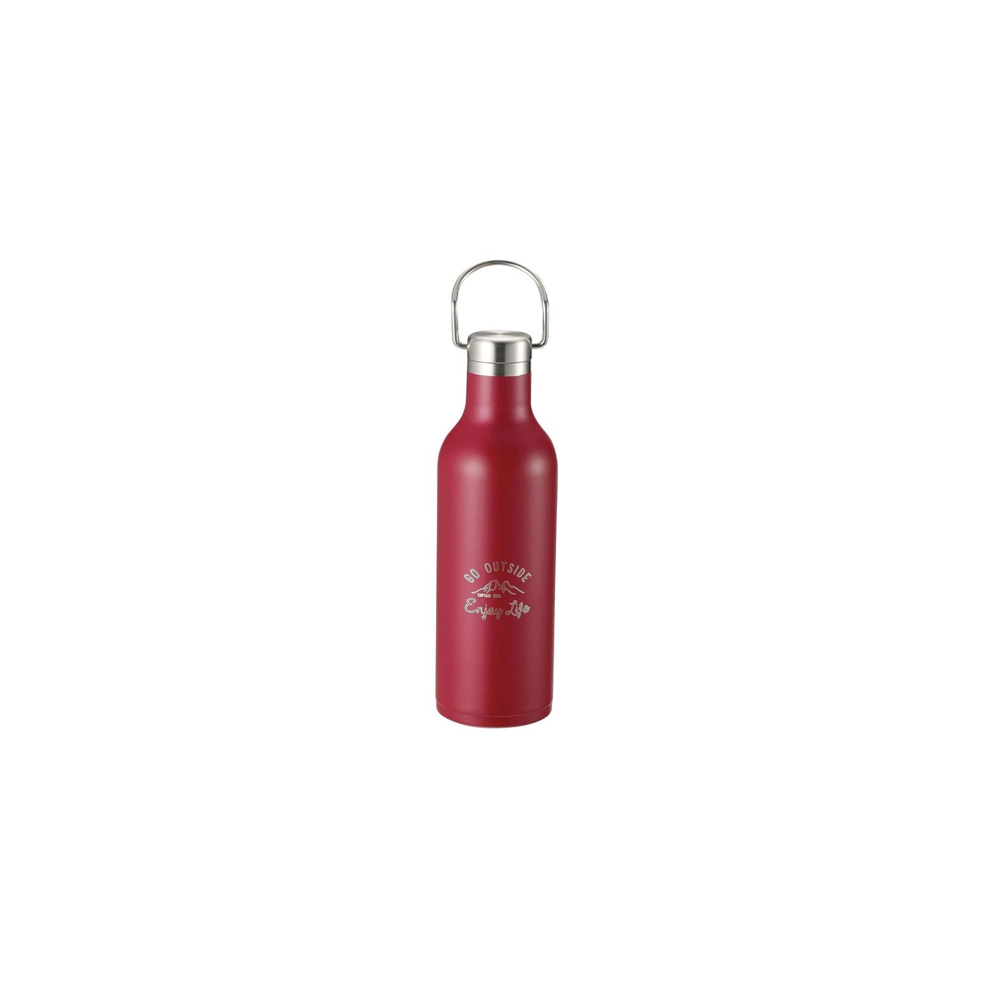 مطرة Captain Stag Monte Insulated Bottle حافظة للحرارة سعة 480مل | طبقتين من الستانلس ستيل المعزول | عدة ألوان جذابة