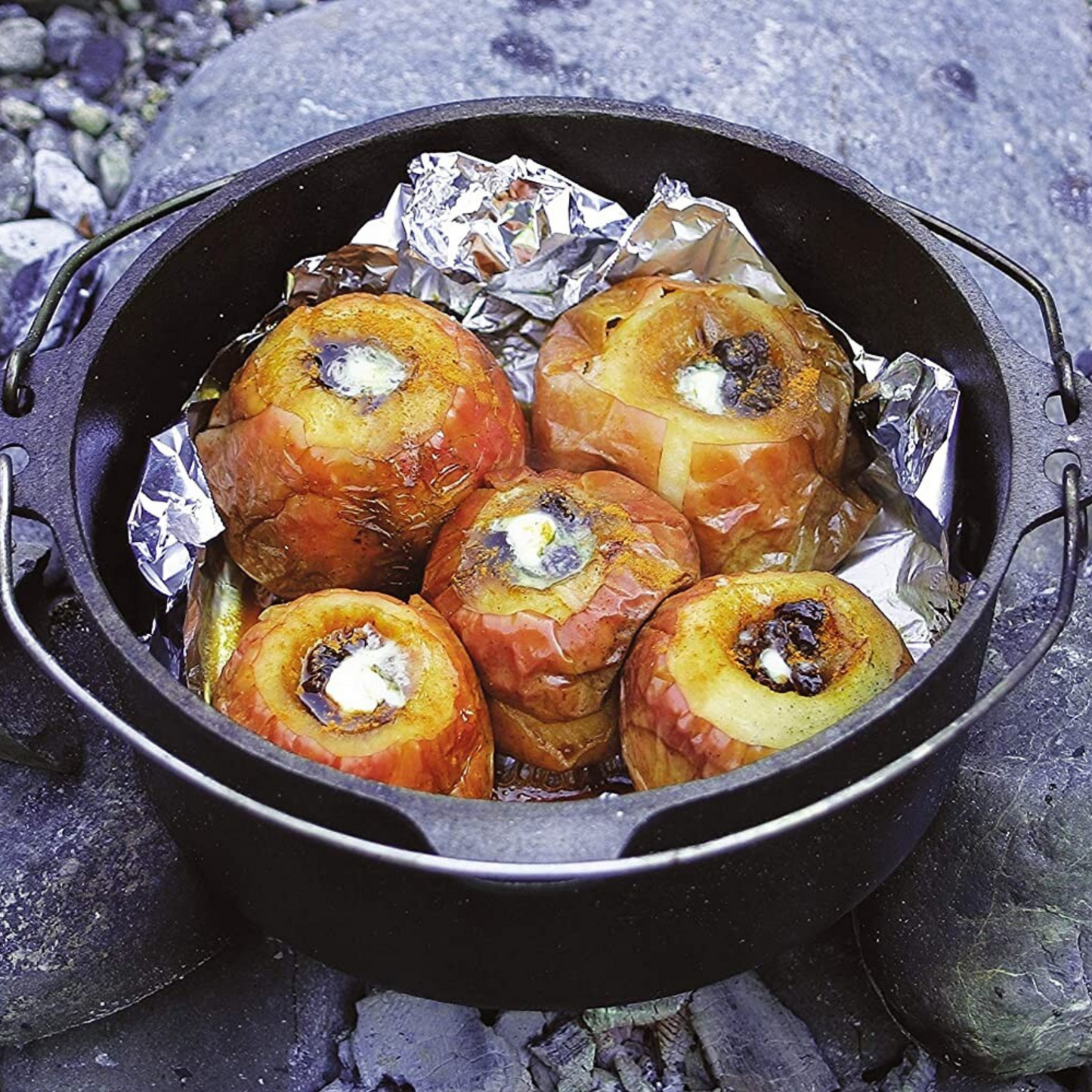 قدر Dutch Oven من حديد الزهر Cast Iron مع غطاء | عدة قياسات | من العلامة التجارية اليابانية Captain Stag