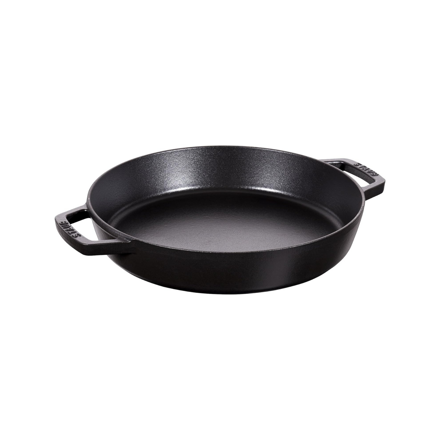 مقلاة وكسرولا متعددة الاستخدامات للطبخ والقلي والشوي بالفرن | من حديد الزهر Cast Iron المطلي بالمينا قياس 26سم | من العلامة التجارية الرائدة Staub صنع في فرنسا