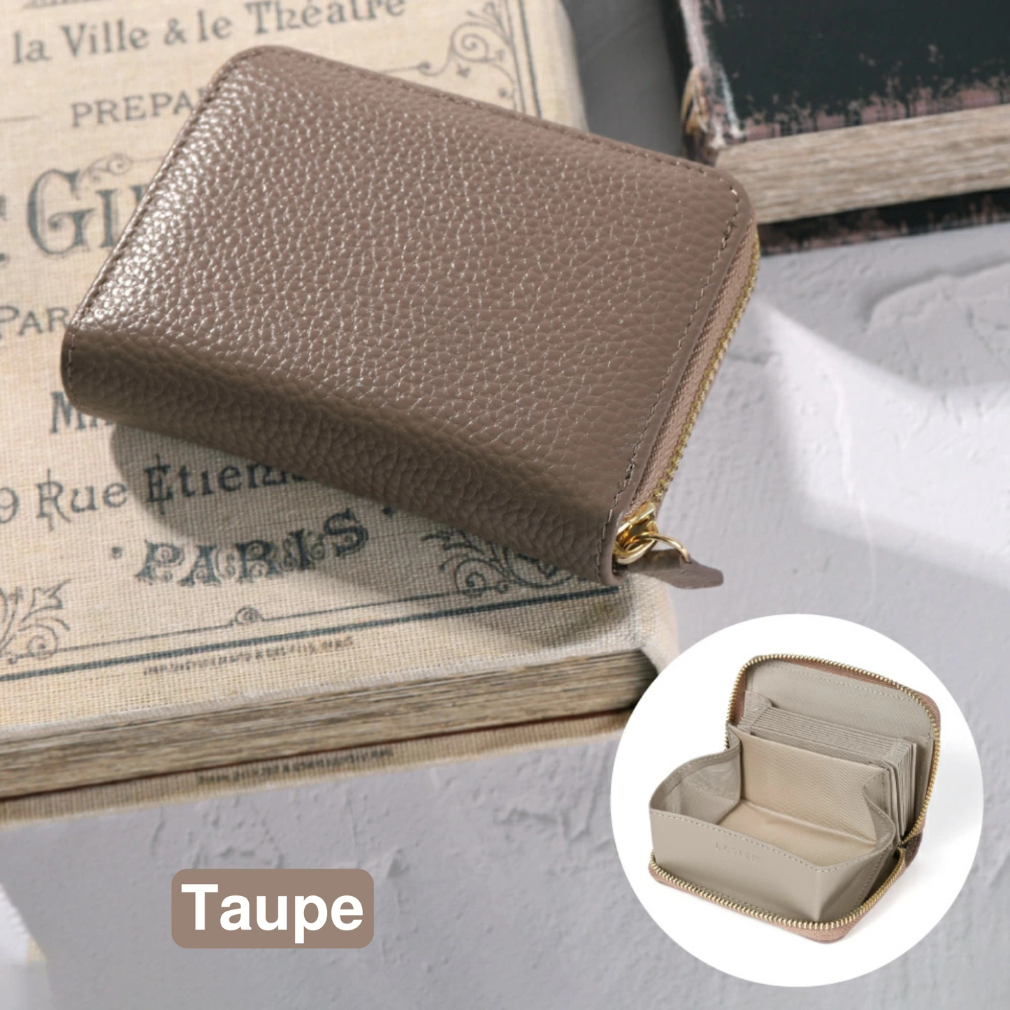 محفظة يد من الجلد الطبيعي الفاخر | مساحة تخزينية ممتازة وعدة ألوان عصرية | من البراند الياباني Lasiem