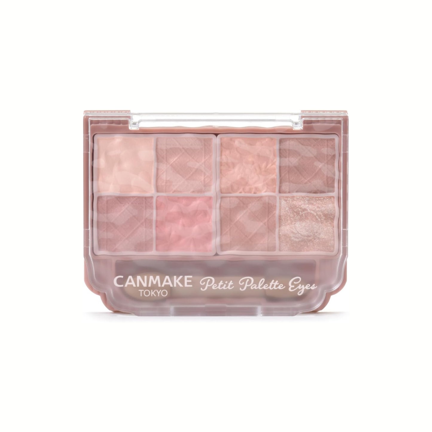 Canmake Petit Palette Eyes (Matte Type) – باليت عيون يابانية 8 ألوان محمولة بحجم مثالي للحقيبة | درجات مات احترافية سهلة الدمج | تشمل فرشاة مزدوجة | ثبات جميل ولمسة مخملية | صنع في اليابان