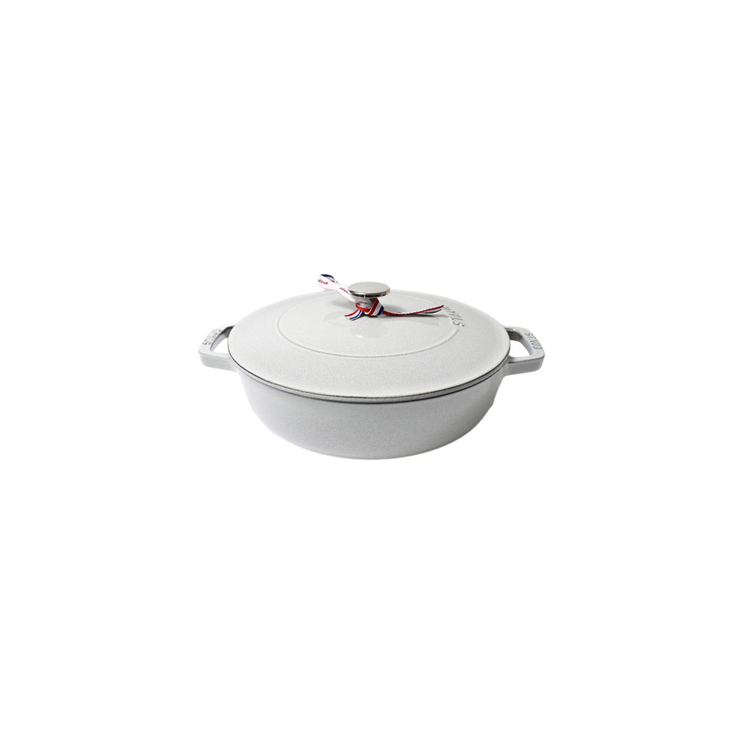 قدر Braiser مع غطاء | من حديد الزهر Cast Iron المطلي بالمينا عالي الجودة | عدة قياسات وألوان مميزة | من العلامة التجارية STAUB صنع في فرنسا