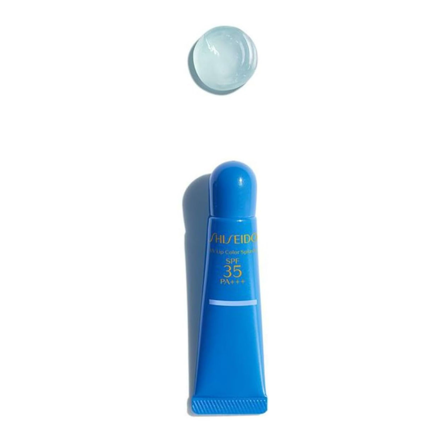 جلوس شفاه SHISEIDO UV Lip Color Splash بدرجة Tahiti Blue الزرقاء الفاتحة مع حماية SPF35 PA++++