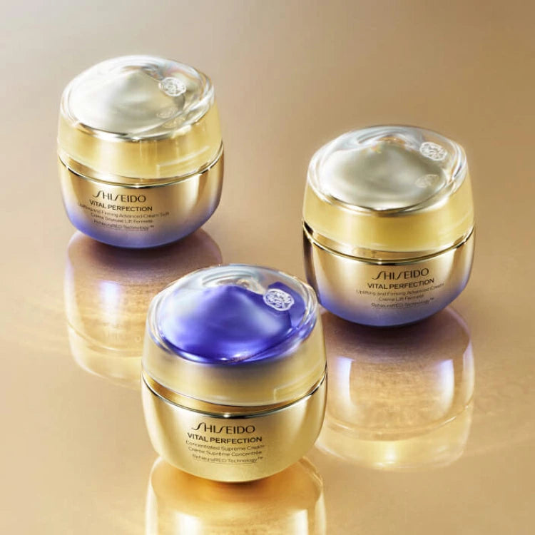 SHISEIDO Vital Perfection Advanced Cream – كريم ياباني لمرونة وإشراقة البشرة – 50 مل