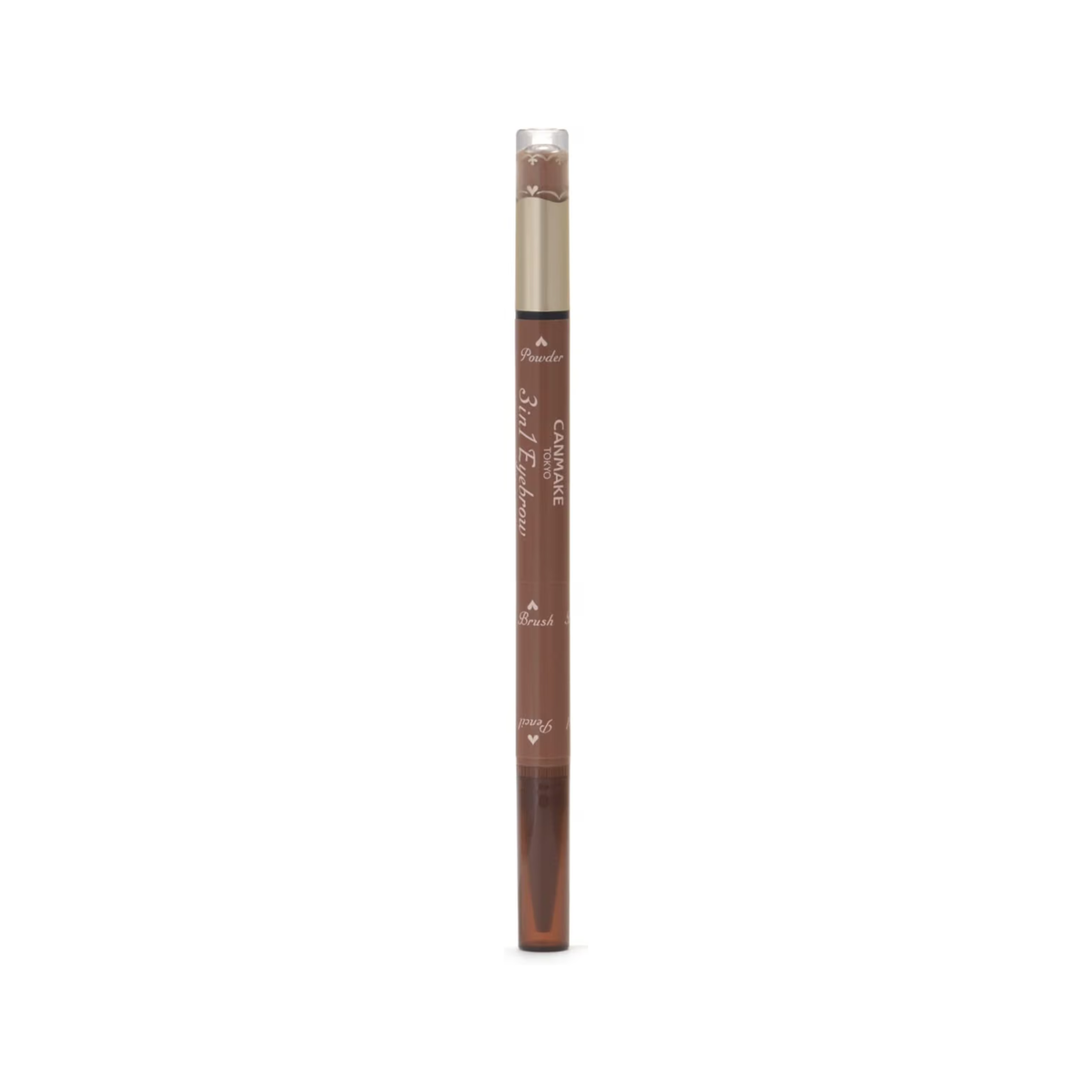 CANMAKE 3 in 1 Eyebrow Pencil – قلم حواجب 3 في 1 مقاوم للماء