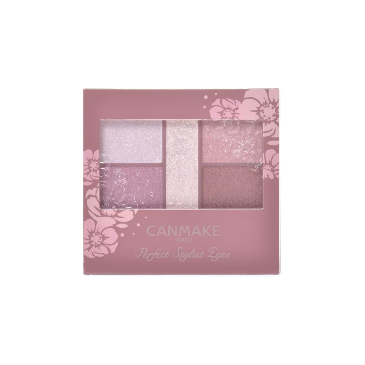 CANMAKE Perfect Stylist Eyes – باليت ظلال 5 ألوان لإطلالتين مختلفتين | 3 جم