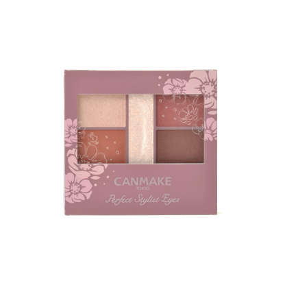 CANMAKE Perfect Stylist Eyes – باليت ظلال 5 ألوان لإطلالتين مختلفتين | 3 جم