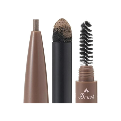 CANMAKE 3 in 1 Eyebrow Pencil – قلم حواجب 3 في 1 مقاوم للماء