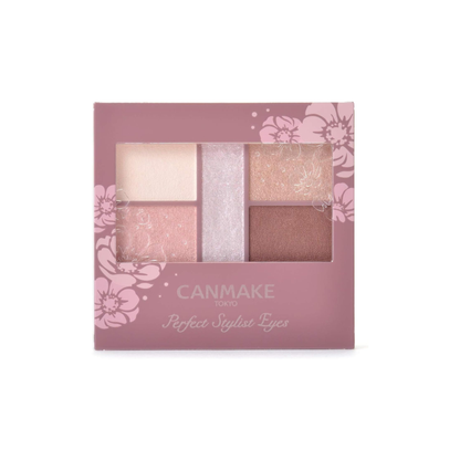 CANMAKE Perfect Stylist Eyes – باليت ظلال 5 ألوان لإطلالتين مختلفتين | 3 جم