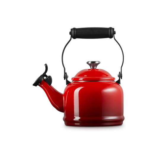 إبريق شاي من الفولاذ عالي الكربون المطلي بالمينا | سعة 1.1 لتر عدة ألوان | من العلامة التجارية Le Creuset صنع في فرنسا