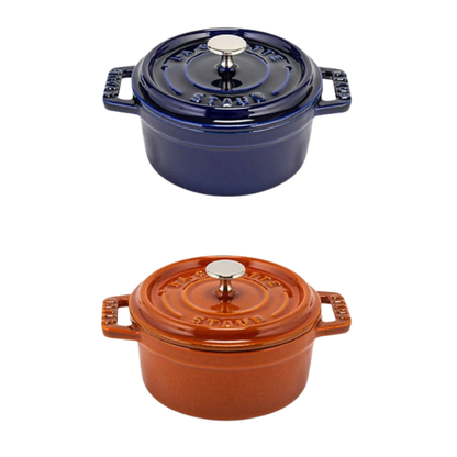 طنجرة Pico Cocotte | من الكاست آيرون المطلي بالمينا عالي الجودة | عدة أحجام وألوان جذابة | من العلامة التجارية العالمية STAUB صنع في فرنسا