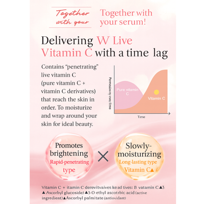 كريم تفتيح وترطيب البشرة من Yunth - بخلاصة فيتامين C المركز والعديد من المكونات الطبية والطبيعية - صنع في اليابان