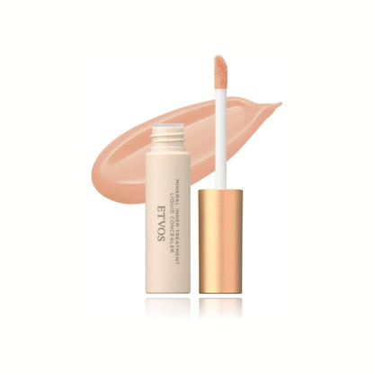 كونسيلر ETVOS العلاجي بتركيبة سيروم – Mineral Inner Treatment Liquid Concealer SPF36 – تغطية طبيعية وترطيب عميق مع حماية شمسية - صنع في اليابان