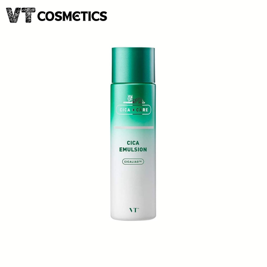 [بكج من عبوتين ] ايمولشن (مستحلب مرطب خفيف) CICA من VT Cosmetics - تركيبة من مجموعة من المواد الطبيعية والمكونات الفعّالة لترطيب عميق ومتوازن وتهدئة فورية للبشرة - صنع في كوريا وارد اليابان