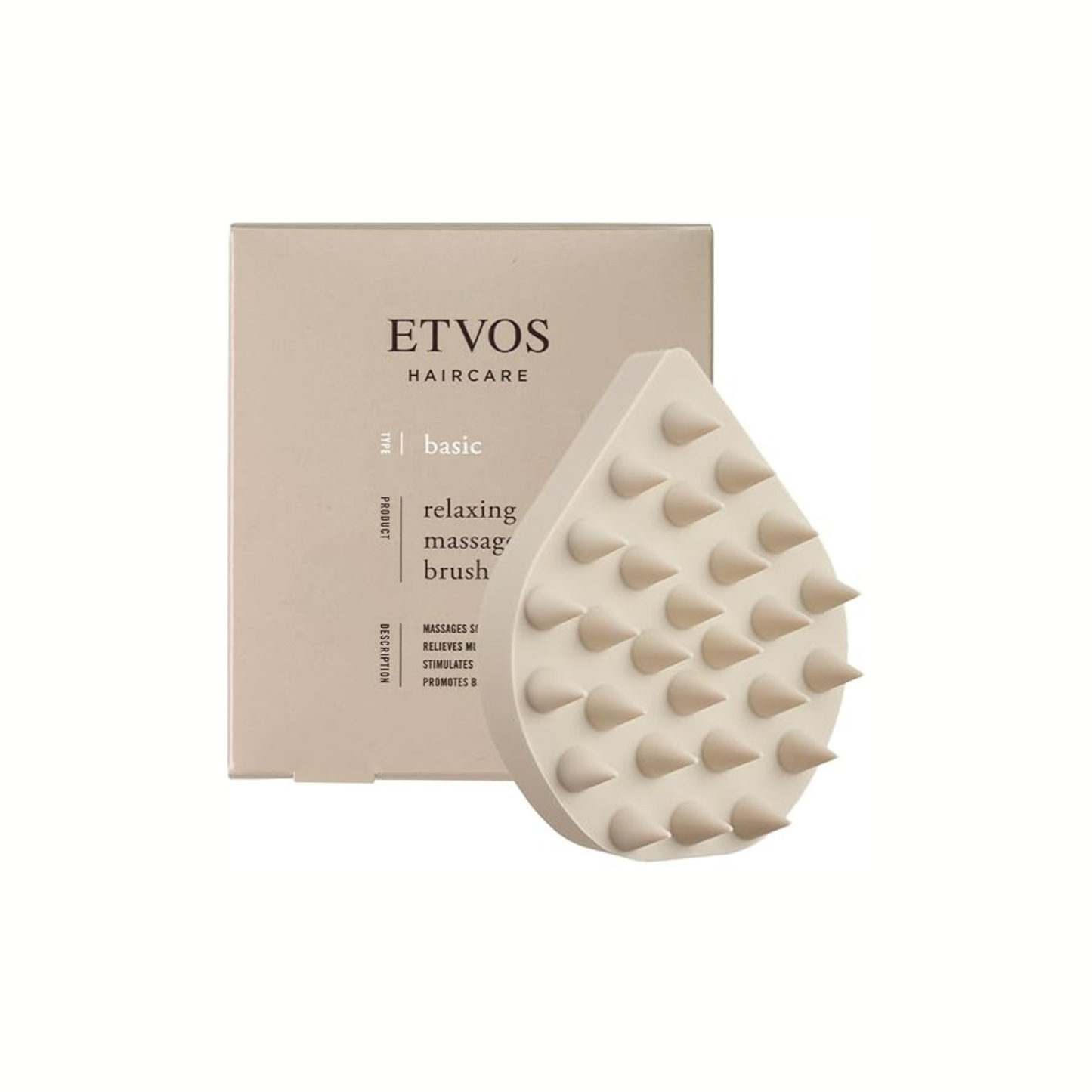 فرشاة تدليك فروة الرأس ETVOS – Relaxing Massage Brush للاسترخاء والتنشيط العميق | صنع في اليابان