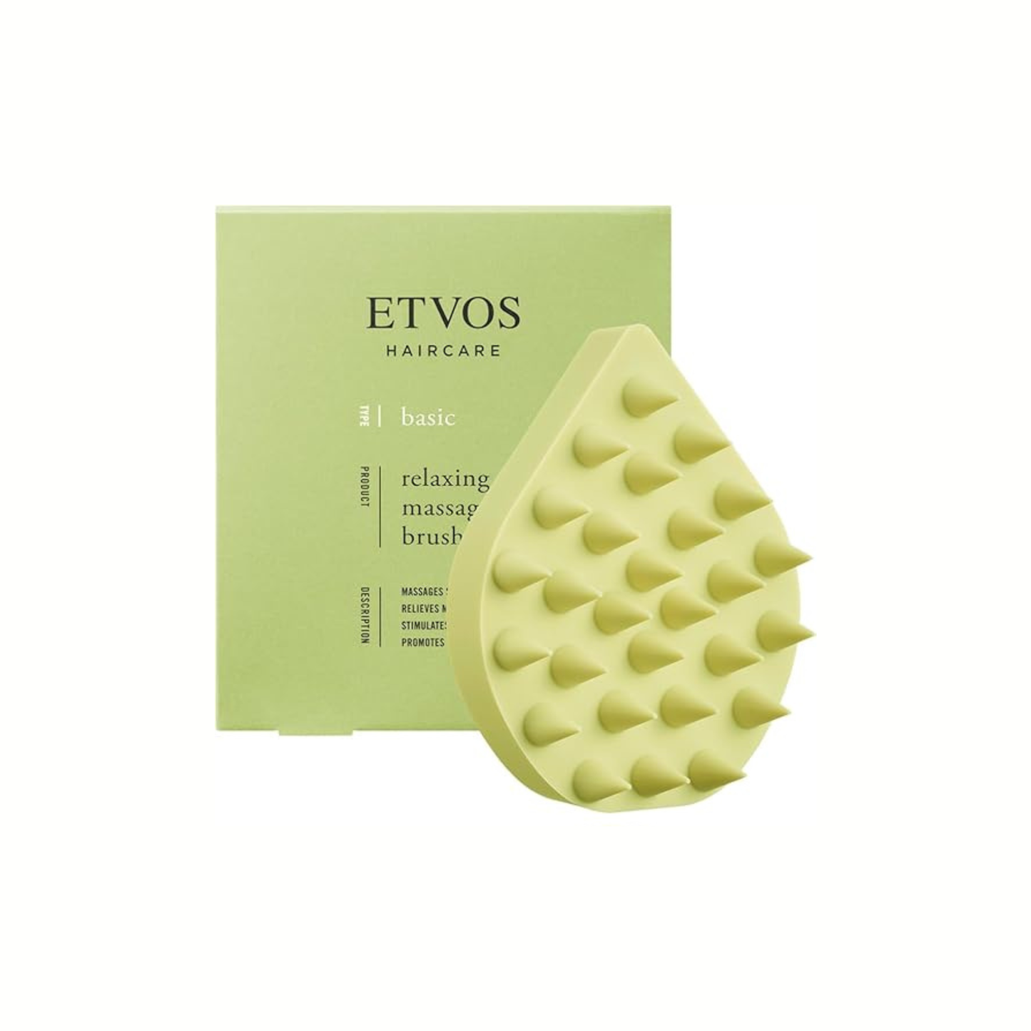 فرشاة تدليك فروة الرأس ETVOS – Relaxing Massage Brush للاسترخاء والتنشيط العميق | صنع في اليابان