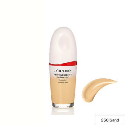 فاونديشن Essence Skin Glow من SHISEIDO - تركيبة مبتكرة تجمع بين أداء المكياج والعناية بالبشرو والحماية من الشمس - تركيبة من مكونات طبيعية و12 درجة لون - صنع في اليابان