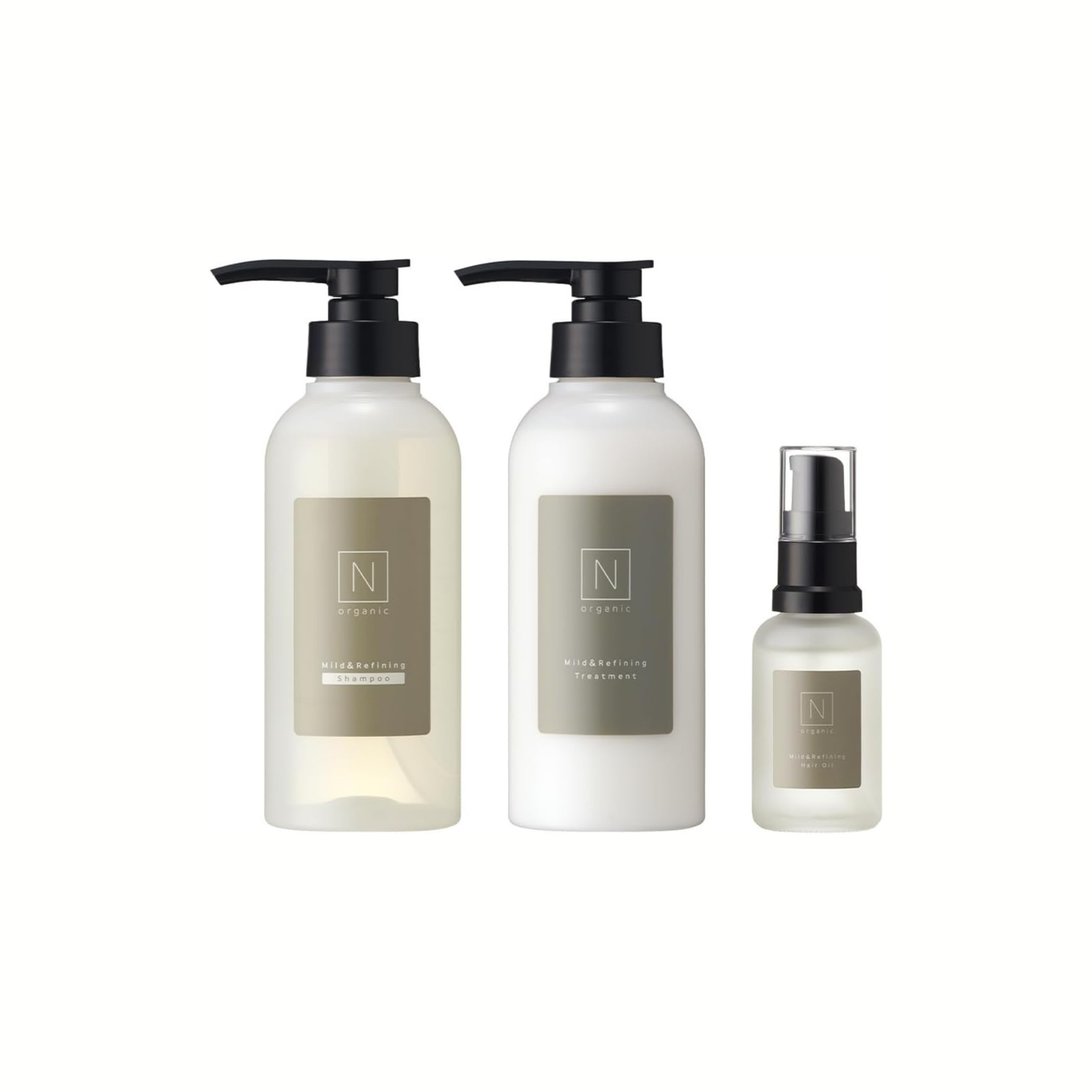 N organic Mild & Refining Hair Care Series – مجموعة عناية طبيعية للشعر وفروة الرأس بزيوت نباتية، ترطيب عميق، تقوية ولمعان، تقليل الجفاف والهيشان، برائحة Green Citrus، عناية يومية لطيفة لجميع أنواع الشعر