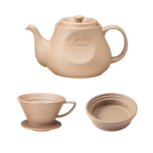 Whole Set (Pot + Dripper 2-4 People + Tray) / Warm Beige
