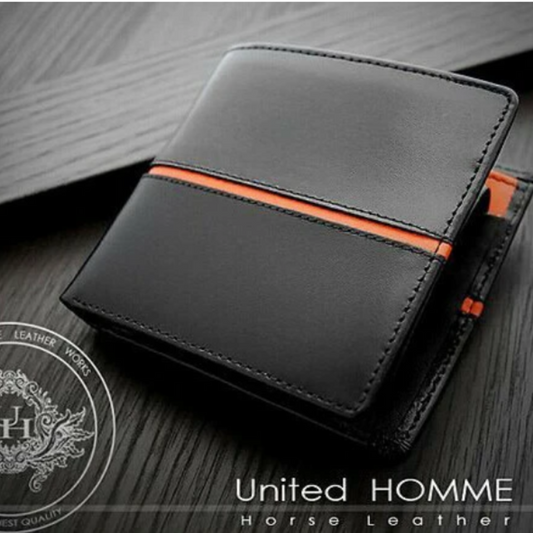 محفظة من جلد الخيل الطبيعي 100% من البراند الياباني United Homme