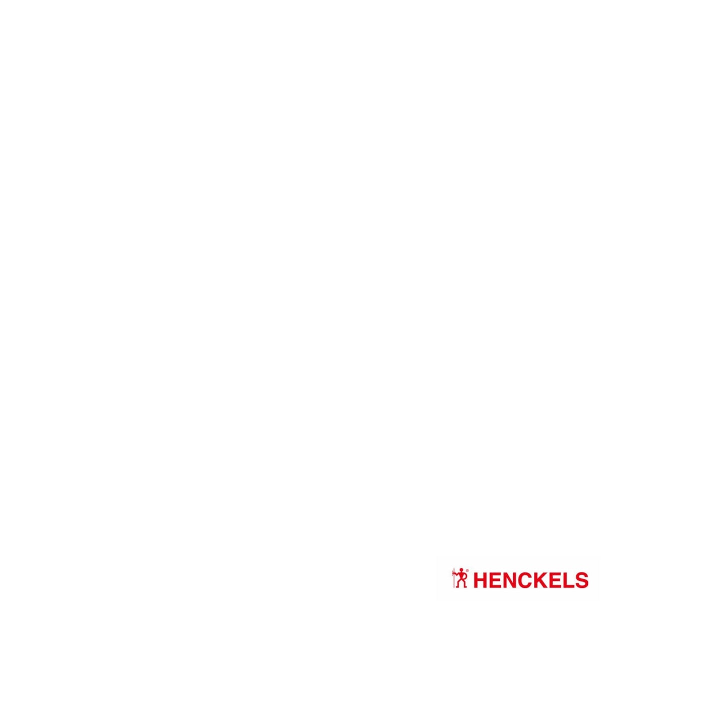 طقم مطبخ من العلامة التجارية الألمانية Henckels، 3 سكاكين عدة قياسات من الفولاذ بالكامل ولوح تقطيع من البلاستيك BPA