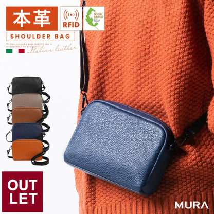 حقيبة كتف و Cross Body | من الجلد الإيطالي الطبيعي عالي الجودة | لكلا الجنسين | عدة ألوان جذابة من البراند الكرواتي MURA [منتج حائز على التصنيف الذهبي]