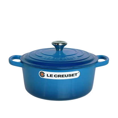 طنجرة Signature Cocotte Rondo | من حديد الزهر Cast Iron المطلي بالمينا عالي الجودة | عدة أحجام وألوان مميزة | من العلامة التجارية الفرنسية Le Creuset | صنع في فرنسا