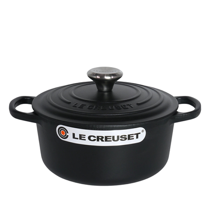 طنجرة Signature Cocotte Rondo | من حديد الزهر Cast Iron المطلي بالمينا عالي الجودة | عدة أحجام وألوان مميزة | من العلامة التجارية الفرنسية Le Creuset | صنع في فرنسا