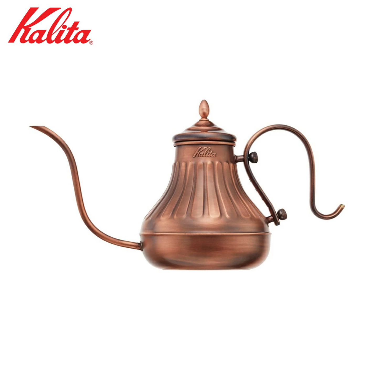 إبريق تقطير القهوة Cu Kettle | سعة 900 مل من النحاس بالكامل | من العلامة التجارية اليابانية الرائدة Kalita