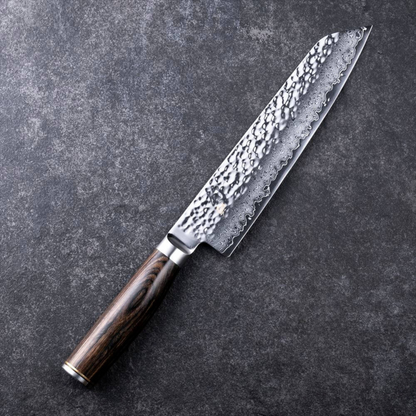 سكين Shun Premier Kiritsuke | من الفولاذ VG Max المطروق بنمط الفولاذ الدمشقي |مقبض من الخشب المعزز | عدة قياسات | من العلامة التجارية اليابانية Kai