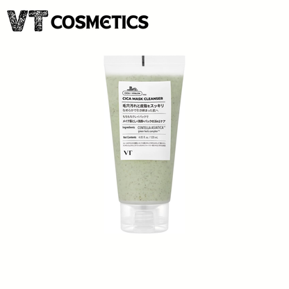 [بكج من تيوبين] غسول وجه وماسك CICIA Mask Cleanser من VT Cosmetics - يحتوي على مكونات طبيعية مثل عشبة السنتيلا والريتنول - صنع في كوريا وارد اليابان