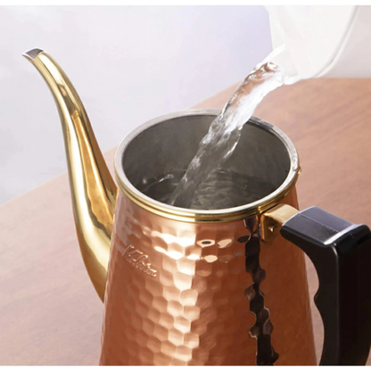 إبريق تقطير القهوة الياباني Cu 700 | من النحاس بالكامل سعة 700 مل | من العلامة التجارية اليابانية الرائدة Kalita | صنع في اليابان