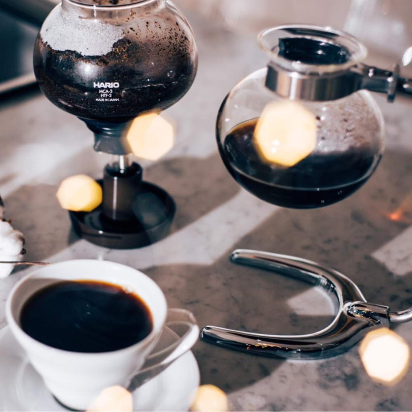 سيفون تحضير القهوة المختصة MCA-3 من Hario - سعة 360 مل 3 أكواب - صنع في اليابان