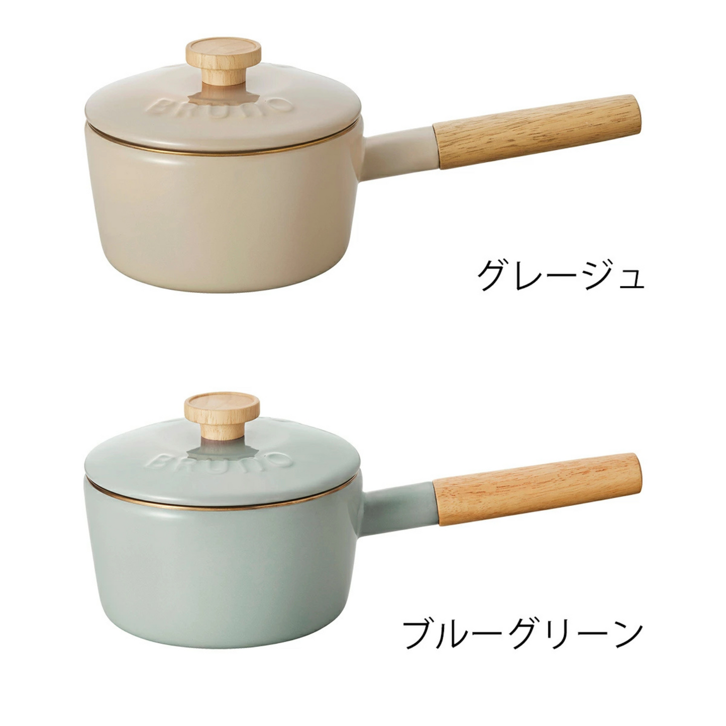 كسرولا متعددة الاستعمالات مع غطاء | من الفولاذ المطلي بالمينا عالي الجودة | قياس 16سم سعة 1.6لتر | من العلامتين التجاريتين Fuji Horo و Bruno صنع في اليابان