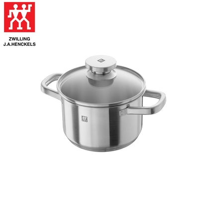 طنجرة Joy Stock Pot | من الفولاذ وقاع بتقنية Sigma Classic | عدة قياسات من العلامة التجارية الألمانية "Zwilling Henckels"