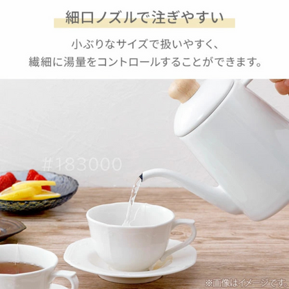 إبريق شاي Drip Kettle Cotton Series | من الفولاذ المطلي بالمينا عالي الجودة | سعة 1 لتر وعدة ألوان عصرية | من العلامة التجارية اليابانية الرائدة Fuji Horo
