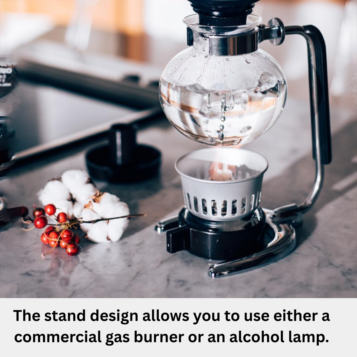 سيفون تحضير القهوة المختصة MCA-3 من Hario - سعة 360 مل 3 أكواب - صنع في اليابان