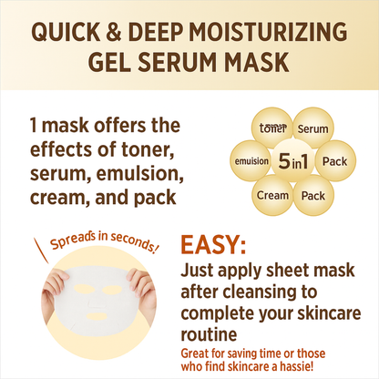 ماسك الترطيب والعناية بعلامات الشيخوخة من Nameraka Honpo - بخلاصة حليب الصويا والعديد من المركبات الطبيعية - صنع في اليابان