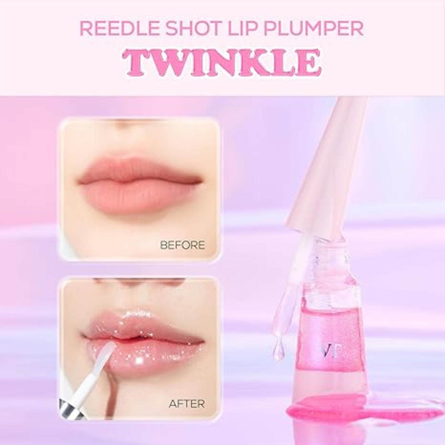 [بكج من عبوتين] مجموعة VT COSMETICS Reedle Shot لتكبير وترطيب الشفاه - صنع في كوريا وارد اليابان (منتج أصلي)